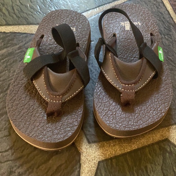Toddler Sanuk Flip Flops size 8/9 - Picture 3 of 4
